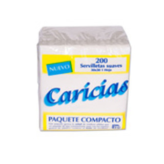01 Caja Servilletas 30x30 1 capa Blanca (7.200 uds.)