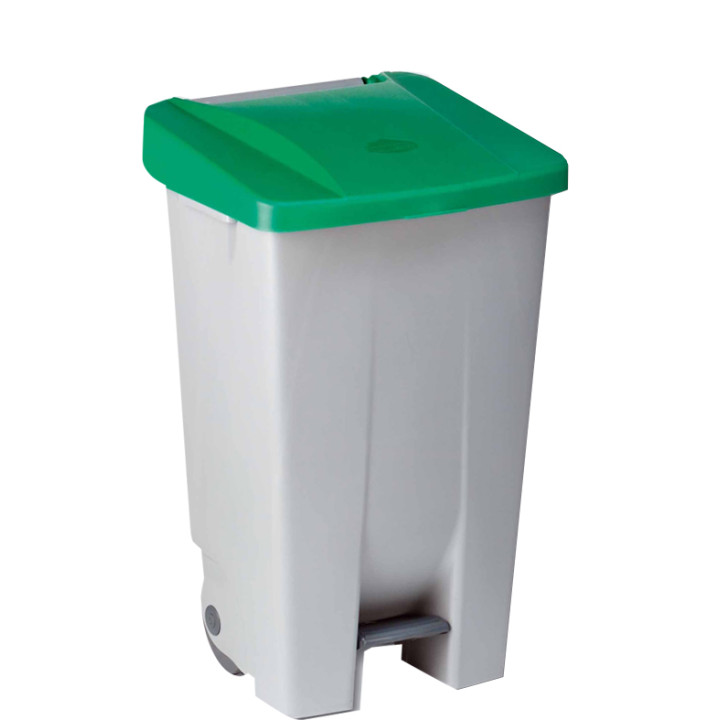 01 Cubo con Pedal y Ruedas 60 Litros