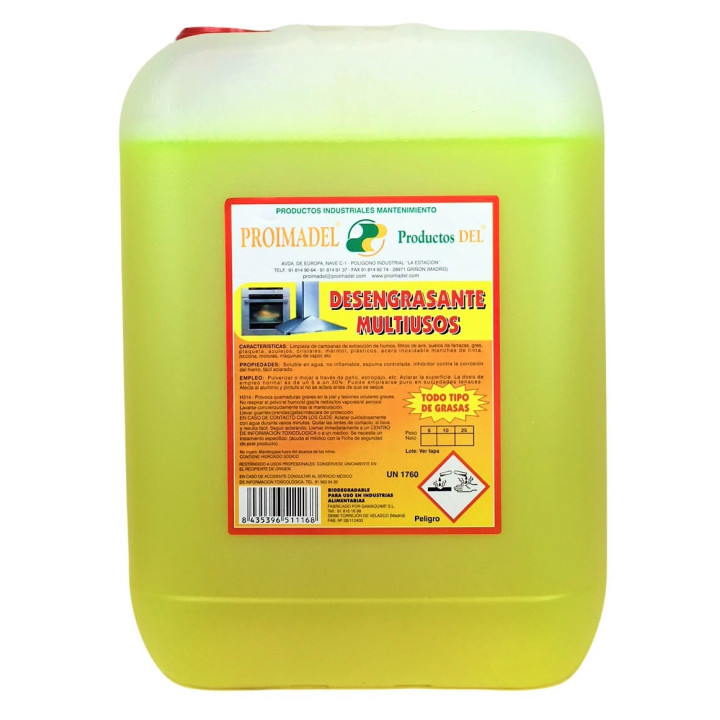 03 DEL Desengrasante Multiusos (10 Kg)