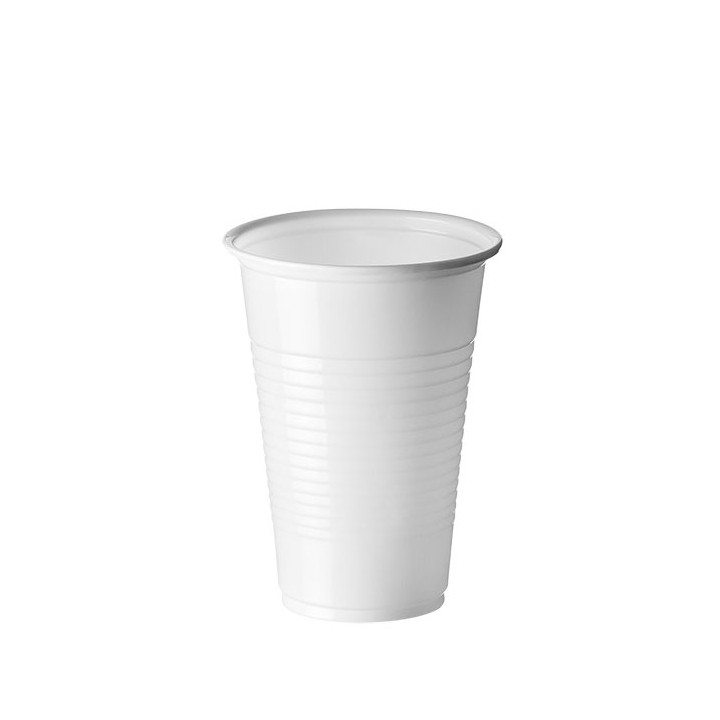 02 Vaso 220 cc Blanco (Paquete de 100 uds.)