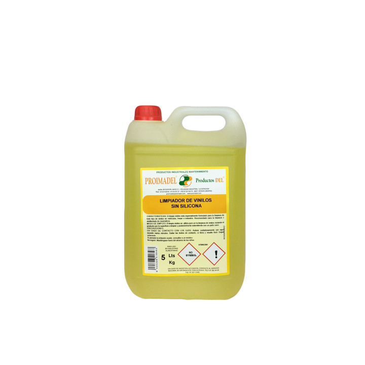 02 DEL Limpiador Vinilo Sin Silicona (5 L)
