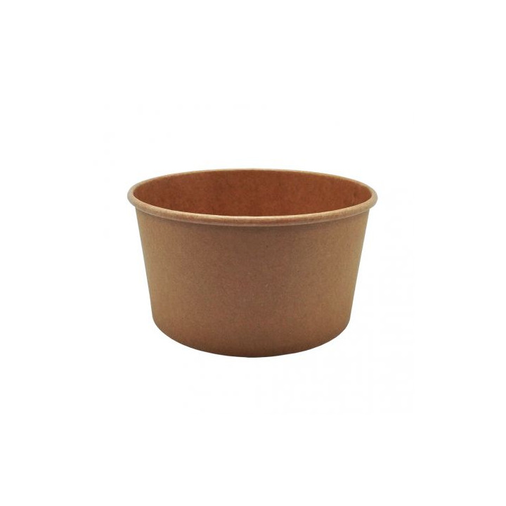 23 Ensaladera Cartón Kraft 1.000 ml  (Paquete de 50 uds.) (Sin Tapa)