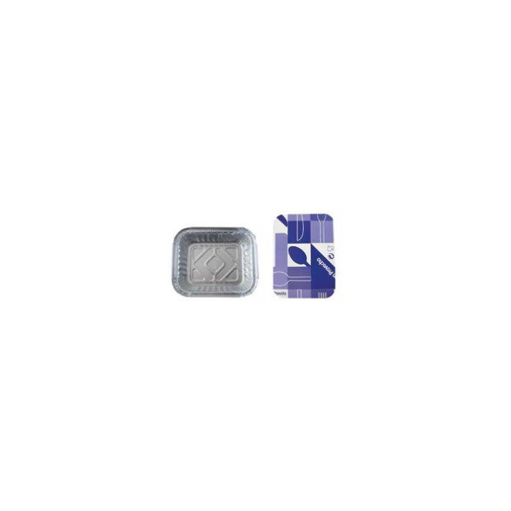 03 Envase Aluminio 470 cc. con tapa cartón (Paquete de 100 uds.)