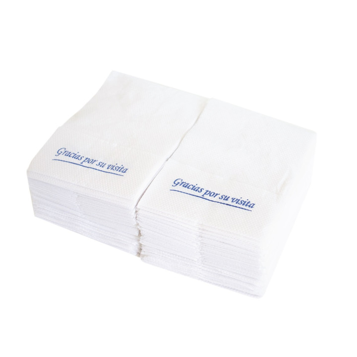 01 Caja Servilletas Mini Sulfito "Gracias por su visita" (70x2 paquetes)
