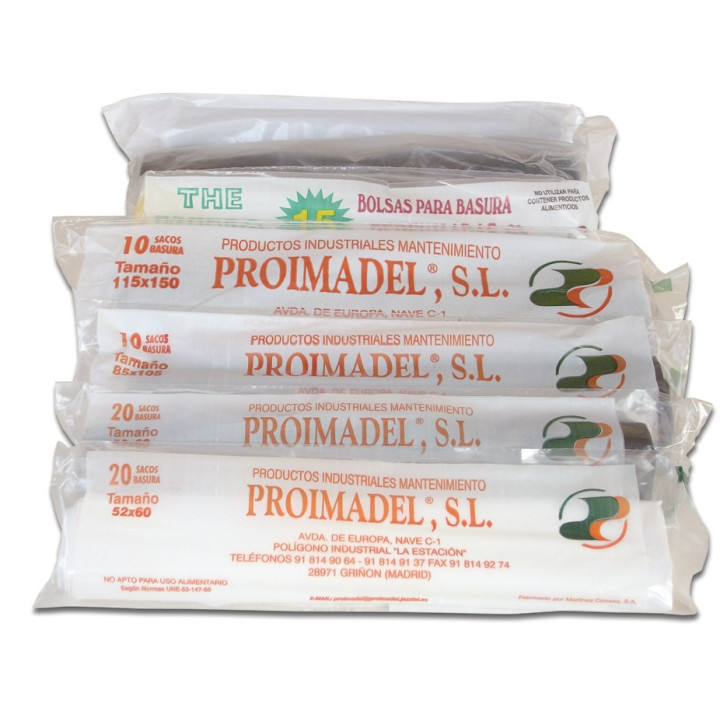 03 Rollo Bolsas Basura 52x60 Eco (25 uds.)